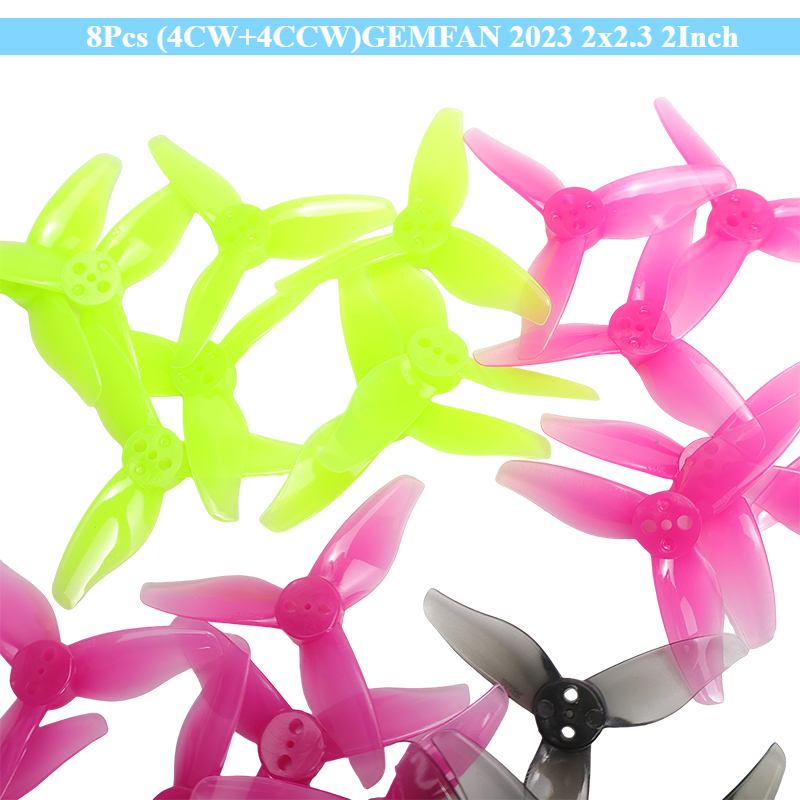 Drone Racing Gate - 8 ชิ้น (4CW+4CCW) GEMFAN 2023 2x2.3