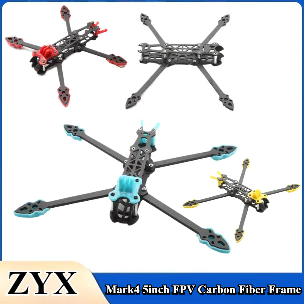 Drone Racing Frame - 1 ชิ้น/ล็อต Mark4 โครงคาร์บอนไฟเบอร์ FPV ขนาด